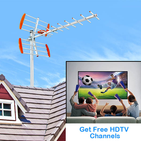 DVBT T2 高增益八木天线高频电视天线户外数字电视