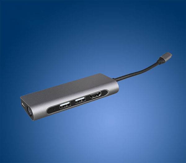 专业11端口多端口USB C型集线器扩展坞适配器站